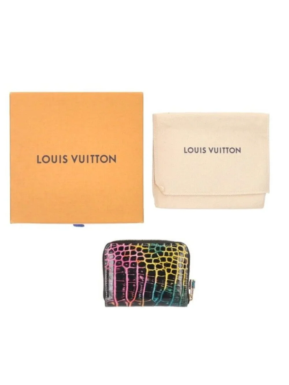 Louis Vuitton Exotic Cles the Round Zip Coin Case